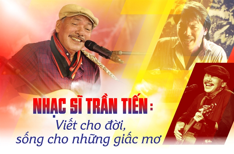 Nhạc sĩ Trần Tiến Viết cho đời, sống cho những giấc mơ Nhạc sĩ Trần Tiến: Viết cho đời, sống cho những giấc mơ