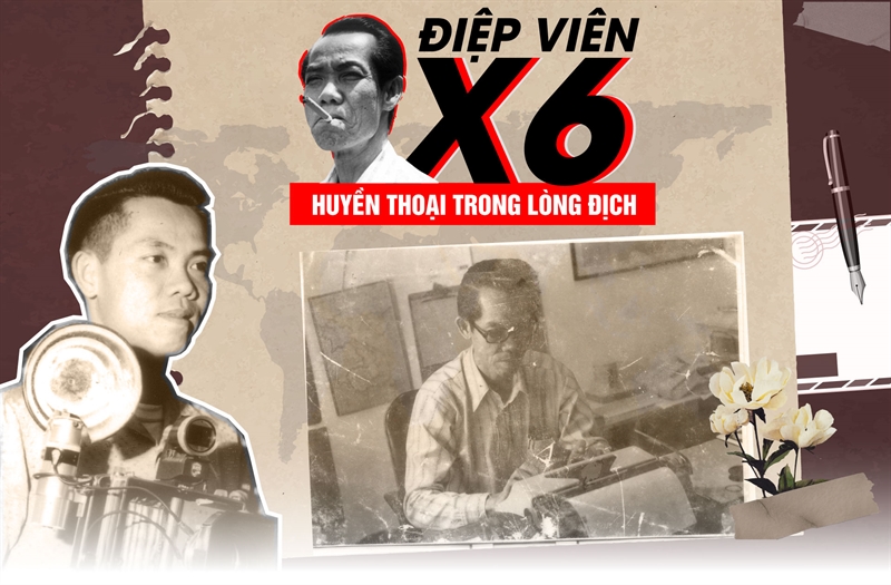 Điệp viên X6 - Huyền thoại trong lòng địch - Bài 1: Bình phong hoàn hảo và nghệ thuật thâm nhập chiến lược