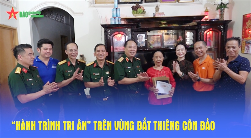 “Hành trình tri ân” trên vùng đất thiêng Côn Đảo