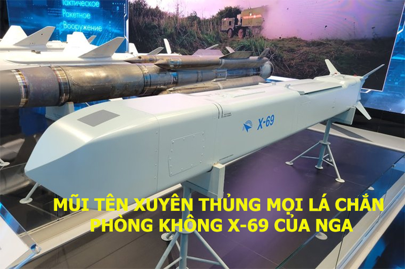 Mũi tên xuyên thủng mọi lá chắn phòng không X-69 của Nga