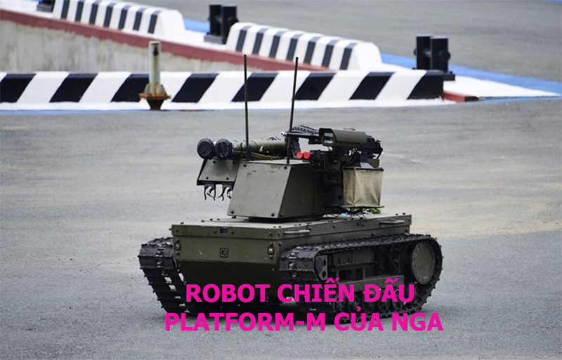Robot chiến đấu Platform-M của Nga