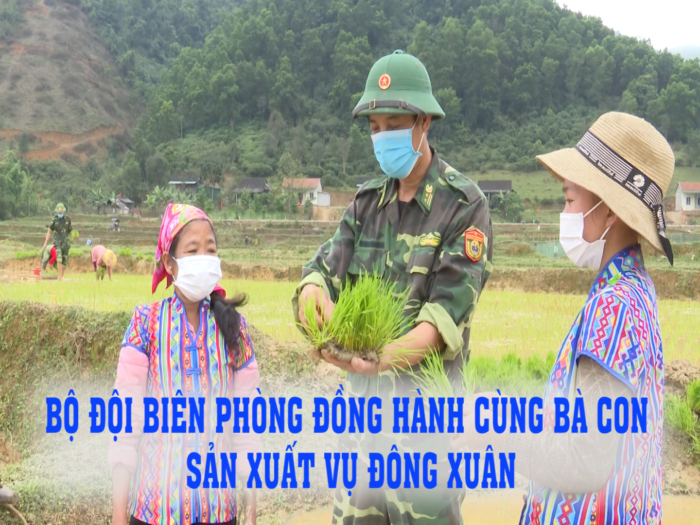 Bộ đội biên phòng đồng hành cùng bà con sản xuất vụ đông xuân