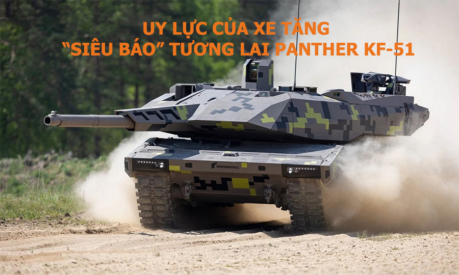 Uy lực của xe tăng “siêu báo” tương lai Panther KF-51