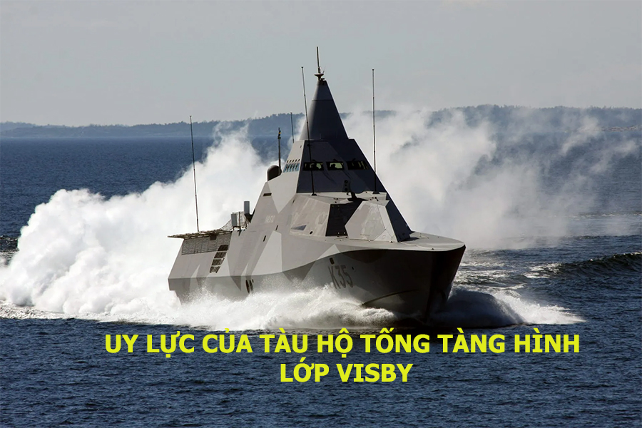 Uy lực của tàu hộ tống tàng hình lớp Visby