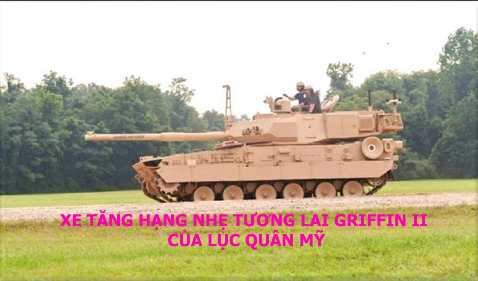 Xe tăng hạng nhẹ tương lai Griffin II của Lục quân Mỹ