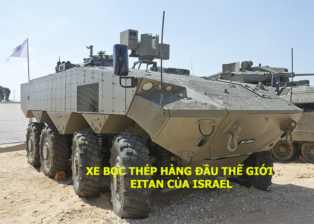 Xe bọc thép hàng đầu thế giới Eitan của Israel