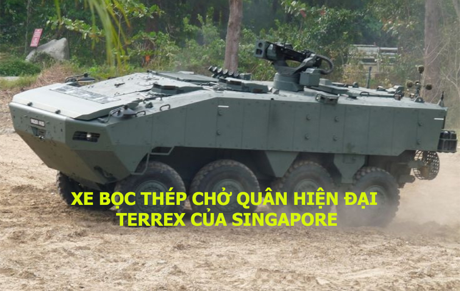 Xe bọc thép chở quân hiện đại Terrex của Singapore