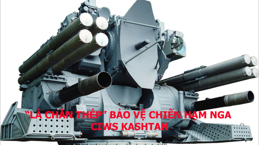 “Lá chắn thép” bảo vệ chiến hạm Nga CIWS Kashtan