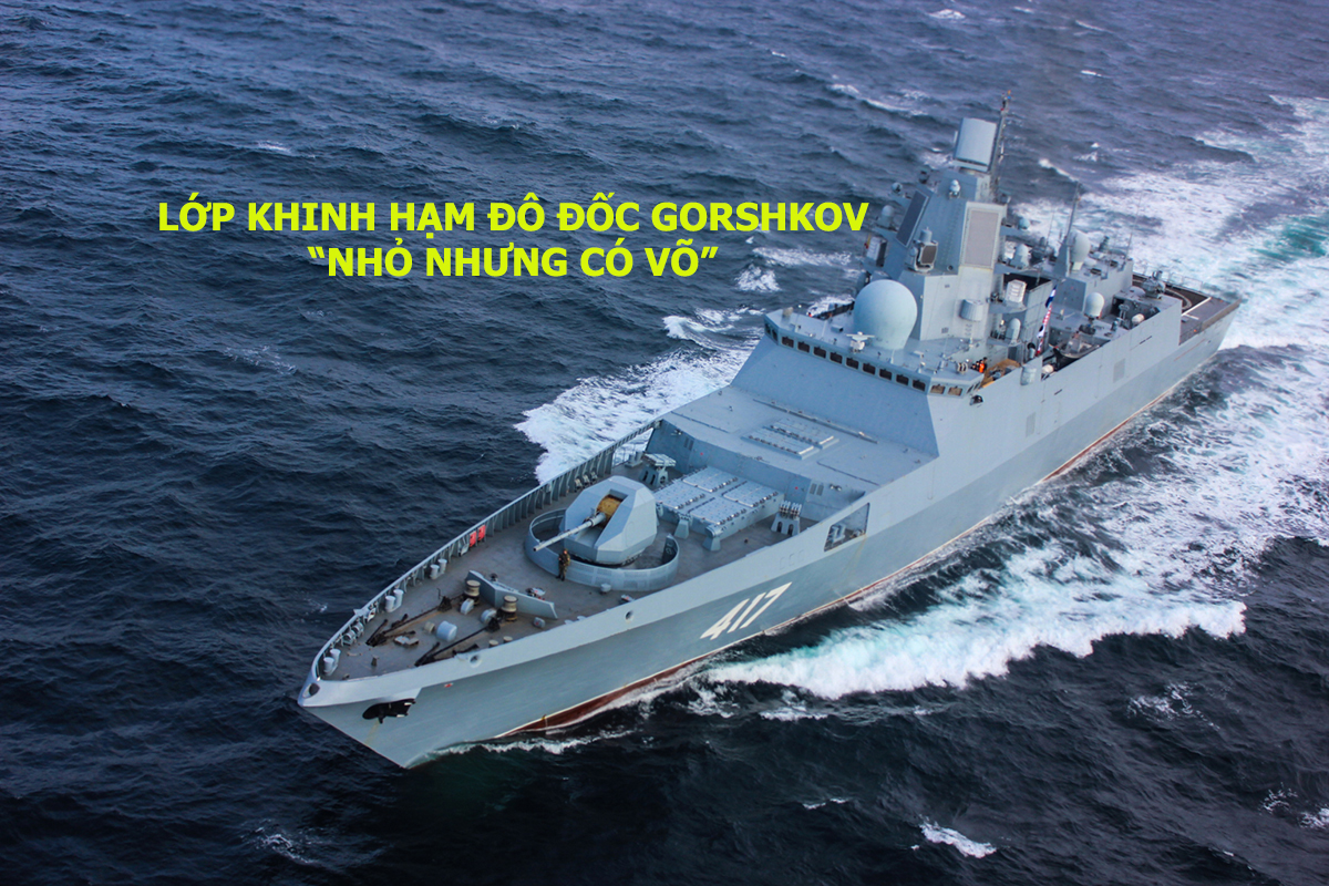 Lớp khinh hạm Đô đốc Gorshkov – “Nhỏ nhưng có võ”