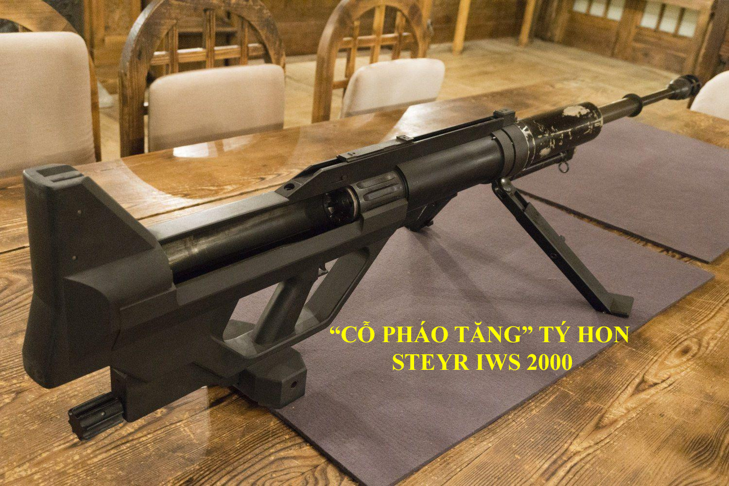 “Cỗ pháo tăng” tý hon Steyr IWS 2000