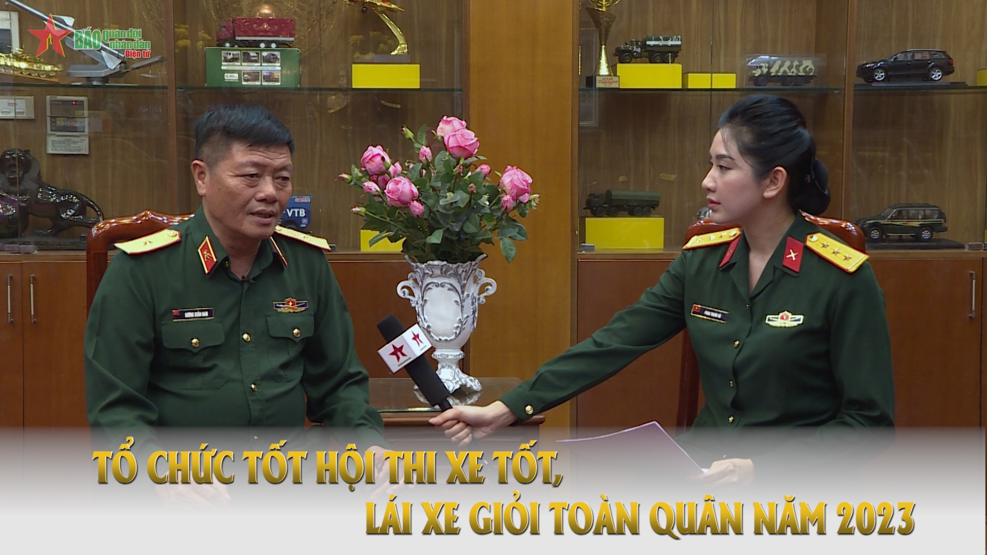 Tổ chức tốt Hội thi xe tốt, lái xe giỏi toàn quân năm 2023