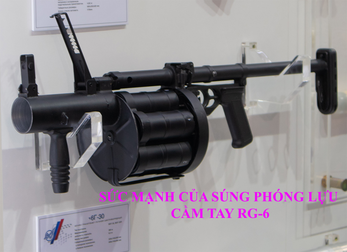Sức mạnh của súng phóng lựu cầm tay RG-6