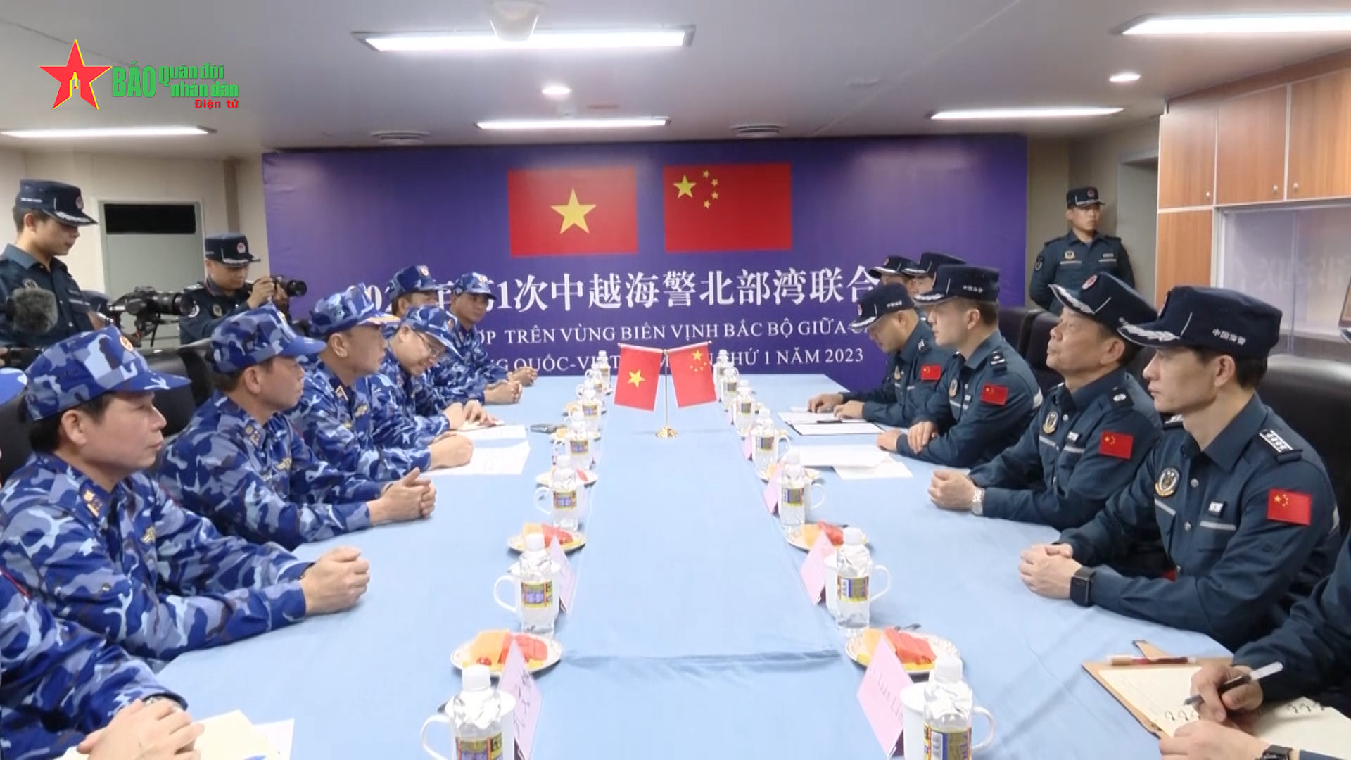 Cảnh sát biển Việt Nam và Trung Quốc tuần tra liên hợp năm 2023